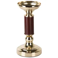 Подсвечник декоративный (без свечи) 20*10 см (металл)