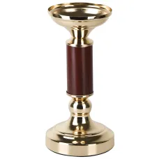 Подсвечник декоративный (без свечи) 20*10 см (металл)