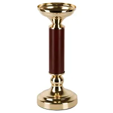 Подсвечник декоративный (без свечи) 24*10 см (металл)