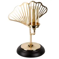 Подсвечник декоративный (без свечи) 28*22 см (металл)