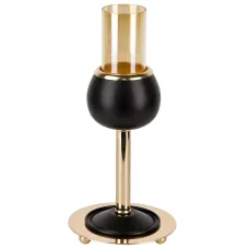 Подсвечник декоративный (без свечи) 20*12 см (металл)