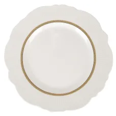 Тарелка White Chic d=26,5 см (фарфор)