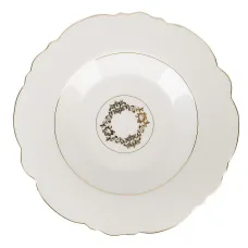 Тарелка суповая White Chic d=21,5 см (фарфор)