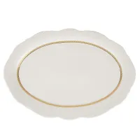 Блюдо White Chic 35,5х24,4х2 см (фарфор)