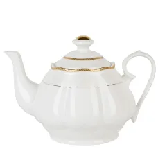 Фарфоровый заварочный чайник White Chic v=1.35 л