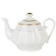 Фарфоровый заварочный чайник White Chic v=1.35 л