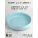 Набор из 2 шт салатник Grow.Blue d= 20 см h=5,5 см