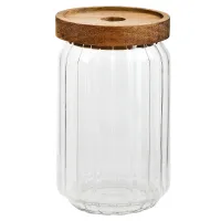 Банка для сыпучих продуктов h= 15 см, v= 750 мл (стекло)