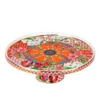 Тортовница на ножке Secret Garden d=31 см h=10 см (фарфор)