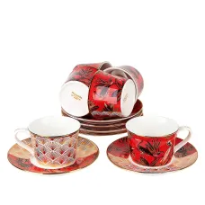Фарфоровый чайный набор 12 предметов Casablanca (6 персон) v=200 мл