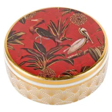 Шкатулка декоративная Casablanca 12*4 (фарфор)