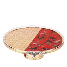 Тортовница на ножке Casablanca d=31 см h=10 см (фарфор)