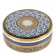 Подсвечник-шкатулка декоративная Golden Blue 12*4 см (фарфор, воск)