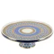 Тортовница на ножке Golden Blue d=31 см h=10 см (фарфор)