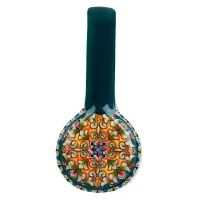 Подставка под ложку Arabesque (зеленый) 23*10*2 см