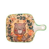 Блюдо Kawaii Forest.Bear 22*16*3 см (фарфор)