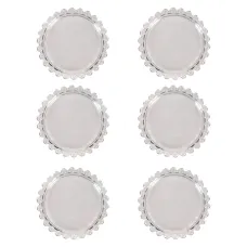 Набор блюдец 6 штук Gocciolina 9,5*9,5*1,8 см (стекло)