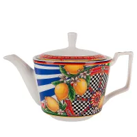 Фарфоровый заварочный чайник Sicilia Limone v=650 мл