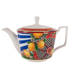 Фарфоровый заварочный чайник Sicilia Limone v=650 мл