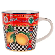 Кружка Sicilia Limone v=450 мл (фарфор)