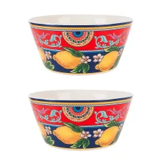 Набор салатников 2 штуки Fruttissimo d=14 см (фарфор)