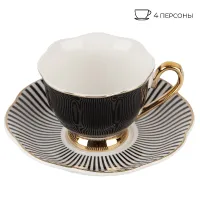 Фарфоровый кофейный набор 8 предметов (4 персон) v=90 мл (фарфор)