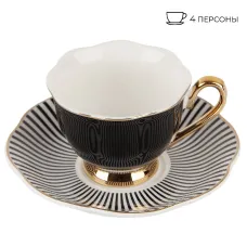 Фарфоровый кофейный набор 8 предметов (4 персон) v=90 мл (фарфор)
