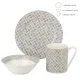 Столовый набор 12 предметов Norwich тарелка d=19 см*4, салатник d=14 см*4, кружка v=370 мл*4 (фарфор)
