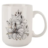 Кружка Floristry v=380 мл (фарфор) (картонная цветная лента)