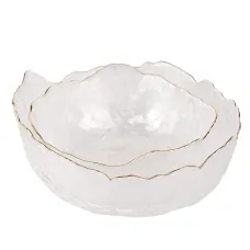 Салатник, набор 2 штуки Frost (белый) d=24/19 см