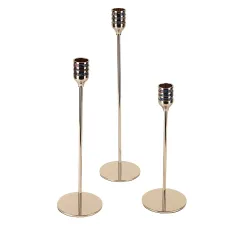 Набор подсвечников 3 штуки, h=32/27/22 см (металл)