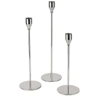 Набор подсвечников 3 штуки h=32,5/27,5/22,5 см (металл)