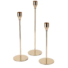 Набор подсвечников 3 штуки, h=32,5/27,5/22,5 см