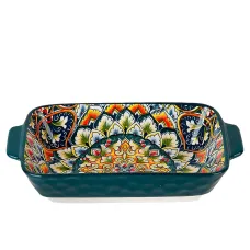 Блюдо для запекания Arabesque (зеленый) 22,5*12,5*5см v=600 мл
