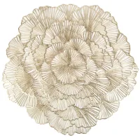 Салфетка сервировочная (плейсмат) Ajouré (золото) d=38 см