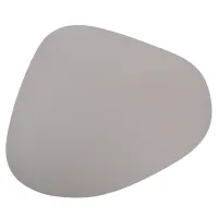 Салфетка сервировочная (плейсмат) Экокожа (серая) 45*37 см