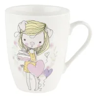 Кружка фарфоровая Нюша v=360 мл (6 видов)