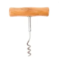Штопор 7,5*9*1,5 см (нержавеющая сталь, дерево)