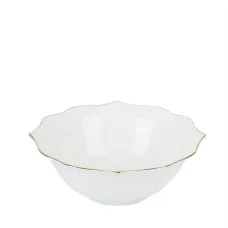 Салатник Belle d=15 см v=400 мл с золотой окантовкой