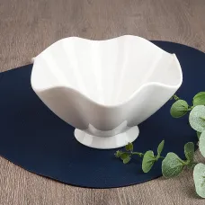 Салатник на ножке Маршмеллоу 15*15*8 см v=350 мл