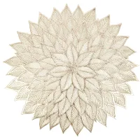 Салфетка сервировочная (плейсмат) Ajouré (золото) d=38 см