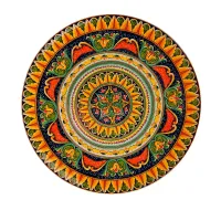 Тарелка Arabesque (оранжевый) d=21,5 см