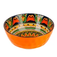 Салатник Arabesque (оранжевый) d=16 см v=800 мл
