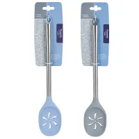 Ложка поварская с прорезями Sky 33,5x6,5x1,5 см 2 вида