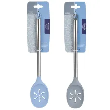 Ложка поварская с прорезями Sky 33,5x6,5x1,5 см 2 вида