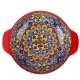 Салатник с ручками Arabesque (красный) 25х20.5х6 см v=1.2 л
