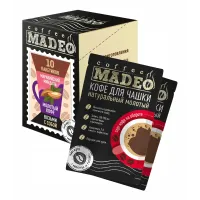 Кофе молотый Madeo Маравийский миндаль порционный 10х10гр