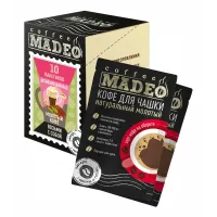 Кофе молотый Madeo Дубайский шоколад порционный 10x10гр