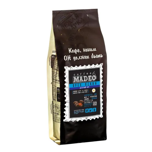 Кофе в зернах Madeo Марагоджип Орех пекан 500 гр