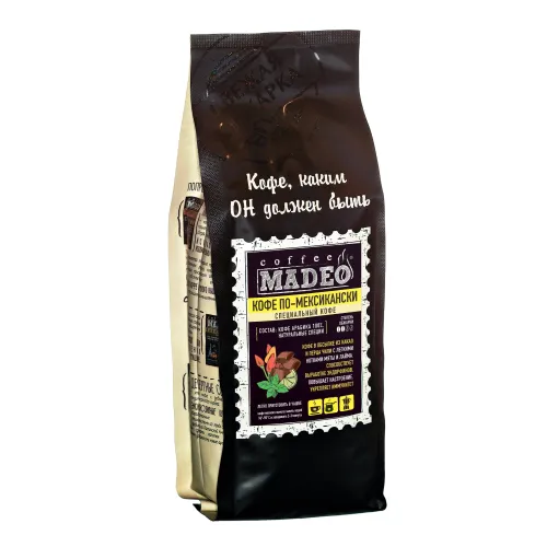 Кофе молотый Madeo по-мексикански с натуральными специями 200 гр